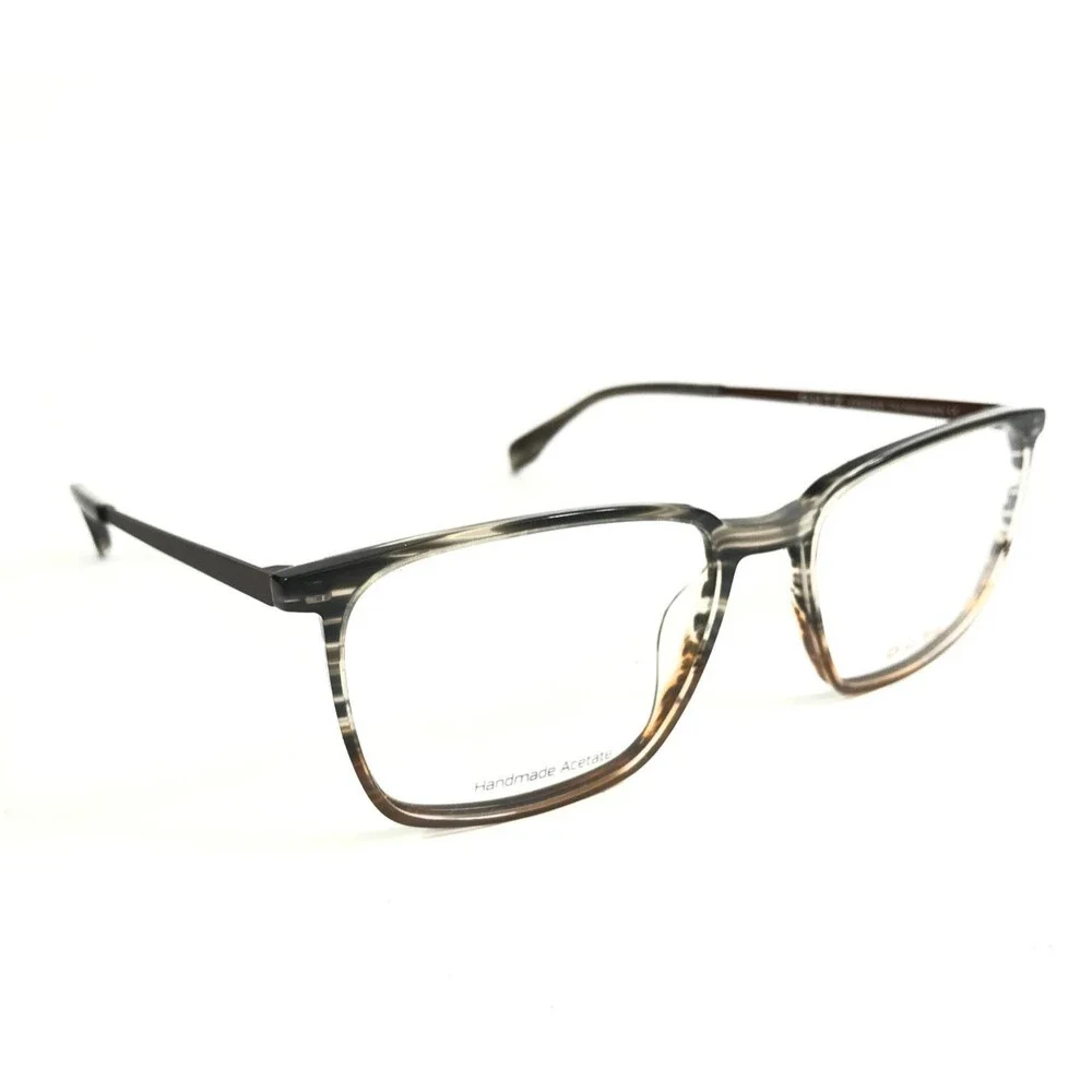 Dutz Eyeglasses Frames DZ2286 Col. 35 Brown Gray Rectangle Full Rim 54-17-145